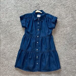 Crewcuts girls chambray denim dress, size 6
